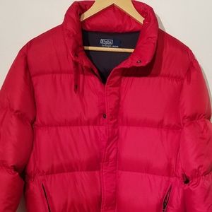 CLOSE OUT Polo by RL Red Puffer Ski Jacket
